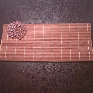 Brown Bamboo Table Runner